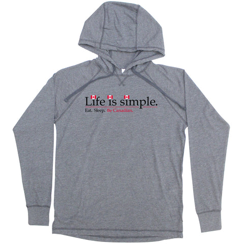 Be Canadian. Adult Lightweight Hoodie