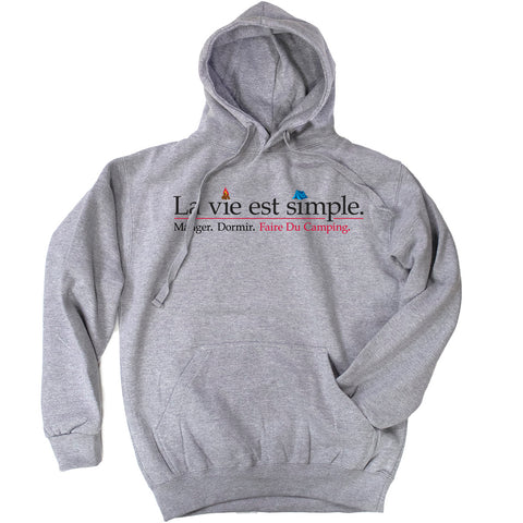 Faire du Camping. Adult Hoodie